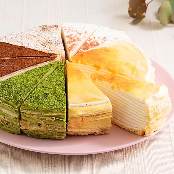 Amazon.co.jp: カサネオ ミルクレープダブルショコラ 1個 直径12cm