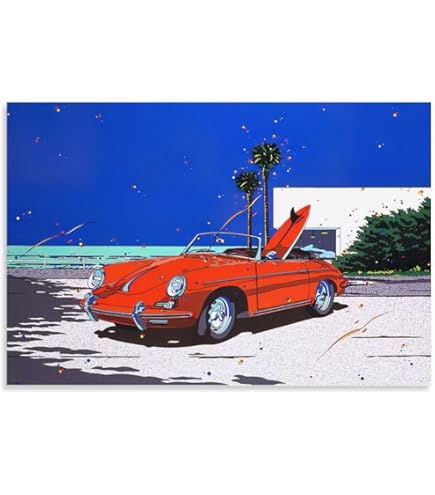 Amazon.co.jp: 鈴木英人《プロビンスタウン ハウス2》ポスター アート