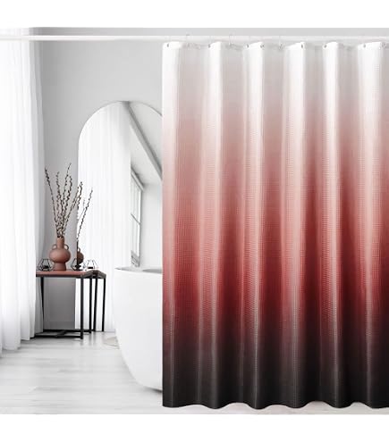 ZJRBJB Teal And Black Striped Shower Curtain Set - Modern Waterproof Bathroom Decor, 72x72 Inches With Hooks
