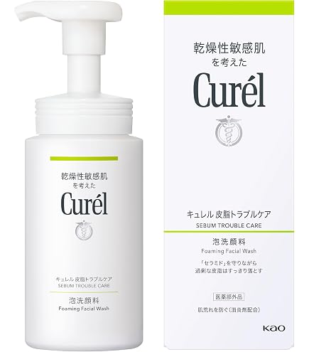 花王 キュレル 皮脂トラブルケア 泡洗顔料 つめかえ用 130mL×3個セット