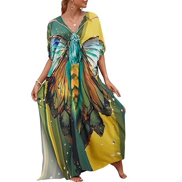 Silk Kimono Genericdesigner V Neck Belt Style Women Soft Satin