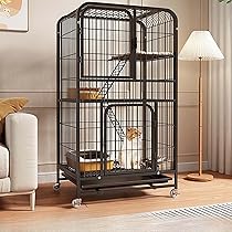 猫ケージ 猫用ケー ジ猫ハウス 室内用猫のゲージ 65x60x45CM Amazon.co.jp: 猫ケージ 猫用ケージ ブラック 猫ハウス 室内用猫