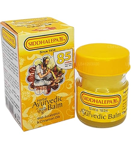 Amazon.co.jp: Siddhalepa® Balm Ayurveda Balm 10g (Pack of 10