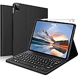 【2024革新モデル】 iPad キーボード 12.9 インチ - iPad Pro 12.9 キーボード ケース 人気 超軽量 脱着式 iPad Pro 12.9 第6/5/4/3世代 兼用 ペンシルホルダー付き Bluetoothキーボード 耐衝