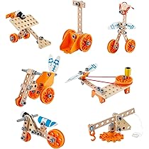 Amazon.co.jp: Hape(ハペ) ジュニアインベンター 組み立て遊び