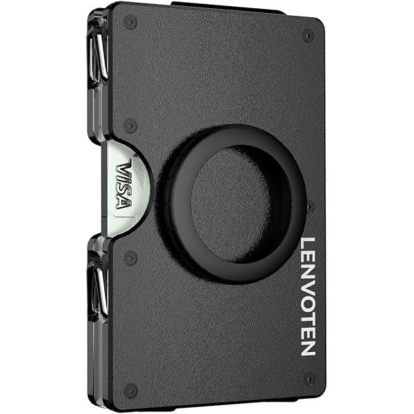 WANDERER WALLET - Slim Airtag Wallet With Carbon Fiber & Money Clip (RFID Blocking)