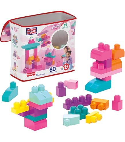 Amazon.co.jp: フィッシャープライス 1才からのメガブロック 80個