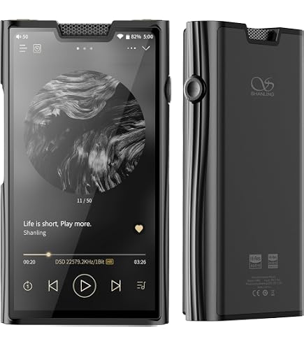 Amazon | SHANLING M8Tレザーケース(ブラック)、M8Tデジタルオーディオ
