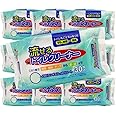 流せる トイレクリーナー 300枚（30枚入×10個セット） お掃除シート 除菌＆消臭 エンボスシート トイレ掃除 便器 便座 タンク 壁 床 お掃除 日本製