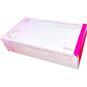 使い捨て手袋 ニトリルグローブ ホワイト 粉なし 100枚入り 病院採用商品 マツヨシ(松吉医科器械) (S, 新パッケ… 使い捨て手袋 ニトリルグローブ ホワイト 粉なし 100枚入り 病院採用商品 マツヨシ(松吉医科器械) (S, 新パッケ…