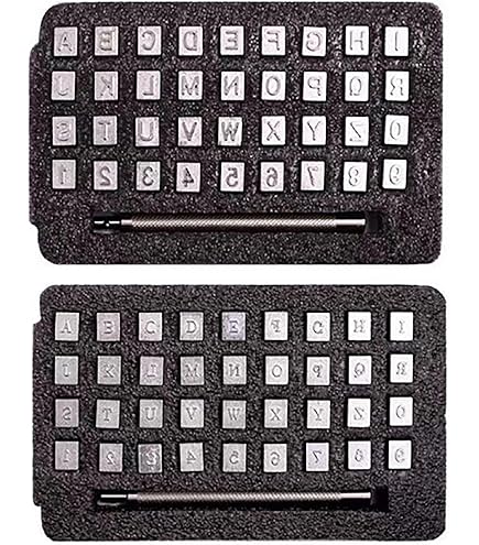 Amazon.co.jp: 小次郎 高級刻印 英字セット 直 0.4mm 151268 : ホビー