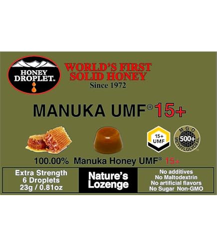 Amazon.co.jp: ハニードロップレット マヌカハニーUMF15+ (12箱