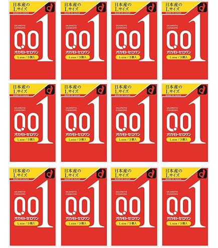 Amazon | 【6箱】オカモトゼロワン0.01ミリLサイズ 3個入りx6箱