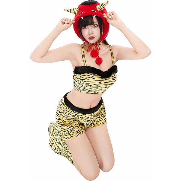 Amazon.co.jp: [Tika] ハロウィン コスプレ レディース 鬼コス
