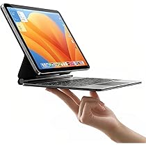 Amazon.co.jp: HOU iPad 11 (A16)/10 用 磁気キーボードケース、広角度