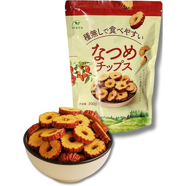 なつめ! Amazon.co.jp: なつめちゃん ノンフライ なつめチップス(25g) 3