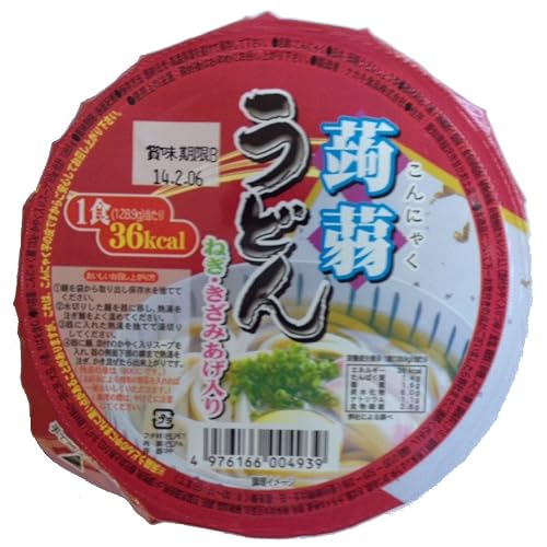 ナカキ食品 蒟蒻うどん ねぎ・きざみあげ入り