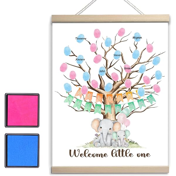 Ecation Gender Reveal Keeper Of The Gender Pins - 3/2/1 Pc Set, Pink & Blue Ribbon Baby Feet Pins