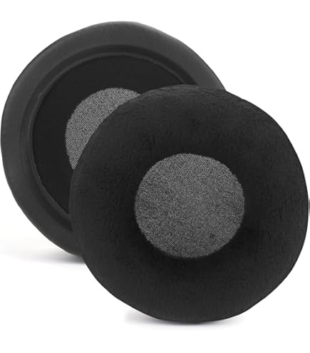 Amazon | Voarmaks 100mm ベロア オーバーイヤーイヤーイヤーパッド