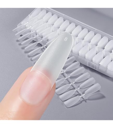 Amazon | ネイルチップ 【スキニーオーバル】 240枚 10サイズ 付け爪