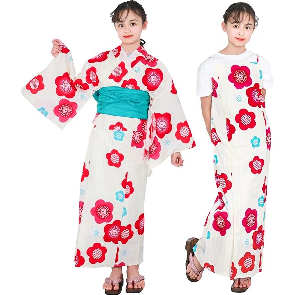 Amazon | [KYOETSU] [キョウエツ] 浴衣セット 浴衣 ワンピース 女の子