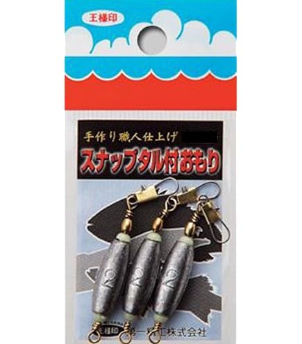 Amazon | 第一精工 おもり スナップタル付オモリ 3号 釣り シルバー