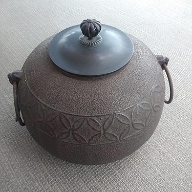 茶道具 釜＋炉 S198FRG 茶道具 釜＋炉 S198FRG