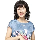 Rossy&Nancy ウィッグ 手植え 人毛100フルウイッグ 医療用ウィッグ 医療用かつら 人工皮膚有り 女性用かつら ウィッグ人毛 カーリーウェーブヘア