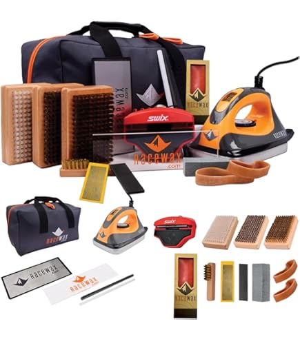 Amazon.co.jp: RaceWaxスキーバイスセット - 3ピース、オールメタル