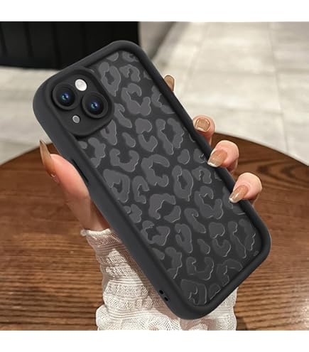 Skyseaco For IPhone 13 Pro Case, Star Leopard Print Transparent Cheetah - View #10