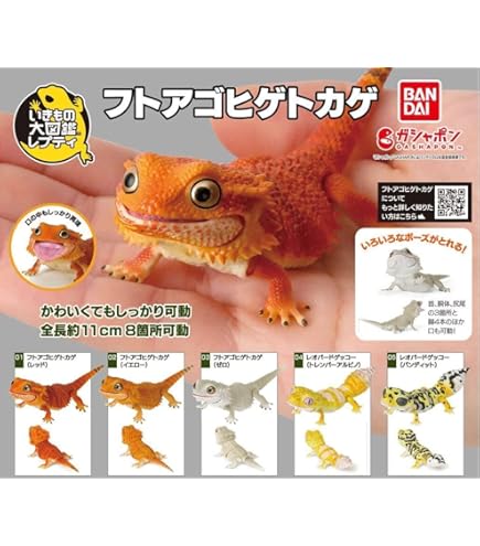 Amazon | いきもの大図鑑 レプティBEST レオパとクレス × 全5種