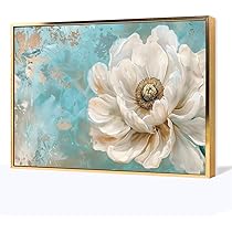 絵画 。壁掛け絵☆【きれいな白いスカートの女性が色とりどりの花を家に飾っている】 71VtuGkV3zL._AC_UL210_SR210,