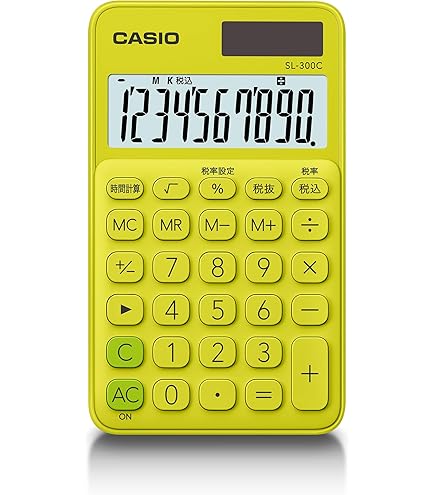 Amazon | CASIO DR-240R-WE プリンター電卓 加算機方式 14桁