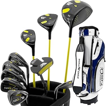 初心者様向け？ ゴルフクラブセット1式 楽天市場】ワールドイーグル F-01α 13点メンズセット 左用 打ち
