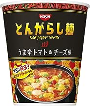 日清 とんがらし麺 うま辛トマト&チーズ味 66g ×12個