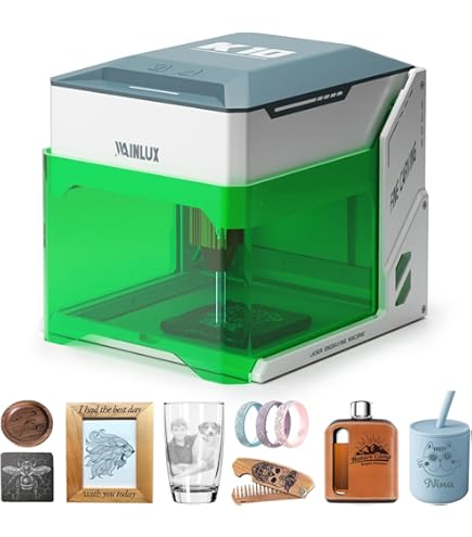 Amazon | WAINLUX K8 レーザー彫刻機 小型 レーザー加工機 5W ミニ
