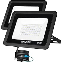 Amazon.co.jp: MIKISEN led 投光器 作業灯 看板灯 50w 昼光色 6000LM