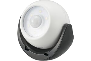 オーム(OHM) 電機 LEDセンサーライト 人感明暗センサー 乾電池式 屋外/屋内兼用 IPX5 100ルーメン 三脚/マグネット取り付け 防犯ライト NIT-BLA100JM-3W 06-5052
