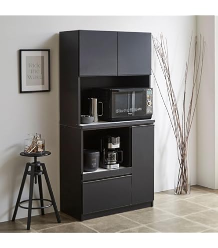 Amazon｜キッチンラック 食器棚 棚 収納棚 ラック キャビネット