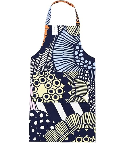 Amazon｜marimekko(マリメッコ) エプロン Pieni Unikko ブラック