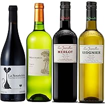 Amazon.co.jp: 南仏赤白ワインセット [ 750ml×4本 ] : 食品・飲料・お酒