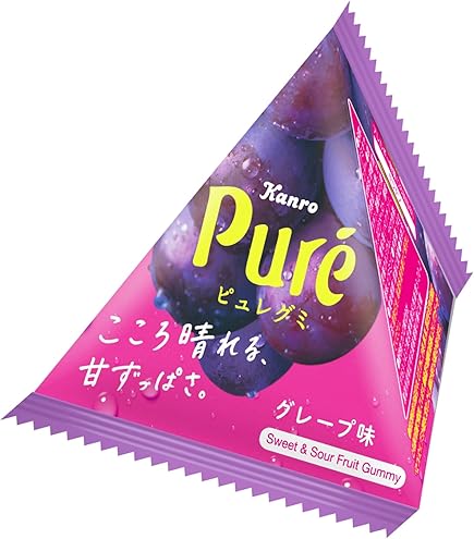 Amazon.co.jp: Meiji Fruit Juice Gummy Smart Pack Grapes 5.6 oz