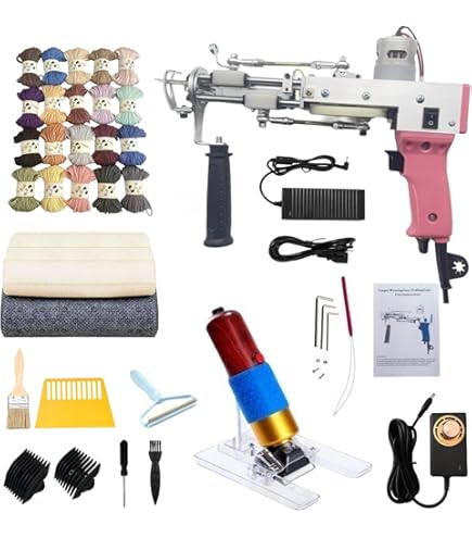 Amazon.co.jp: タフティング キット | カーペット用 2 In 1 織機