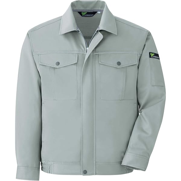 Amazon.co.jp: 長袖ブルゾン 制電ソフトツイル ネイビー Mサイズ