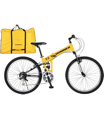 Amazon | HUMMER(ハマー) AL-MTB2621Fsus イエロー アルミフレーム 26