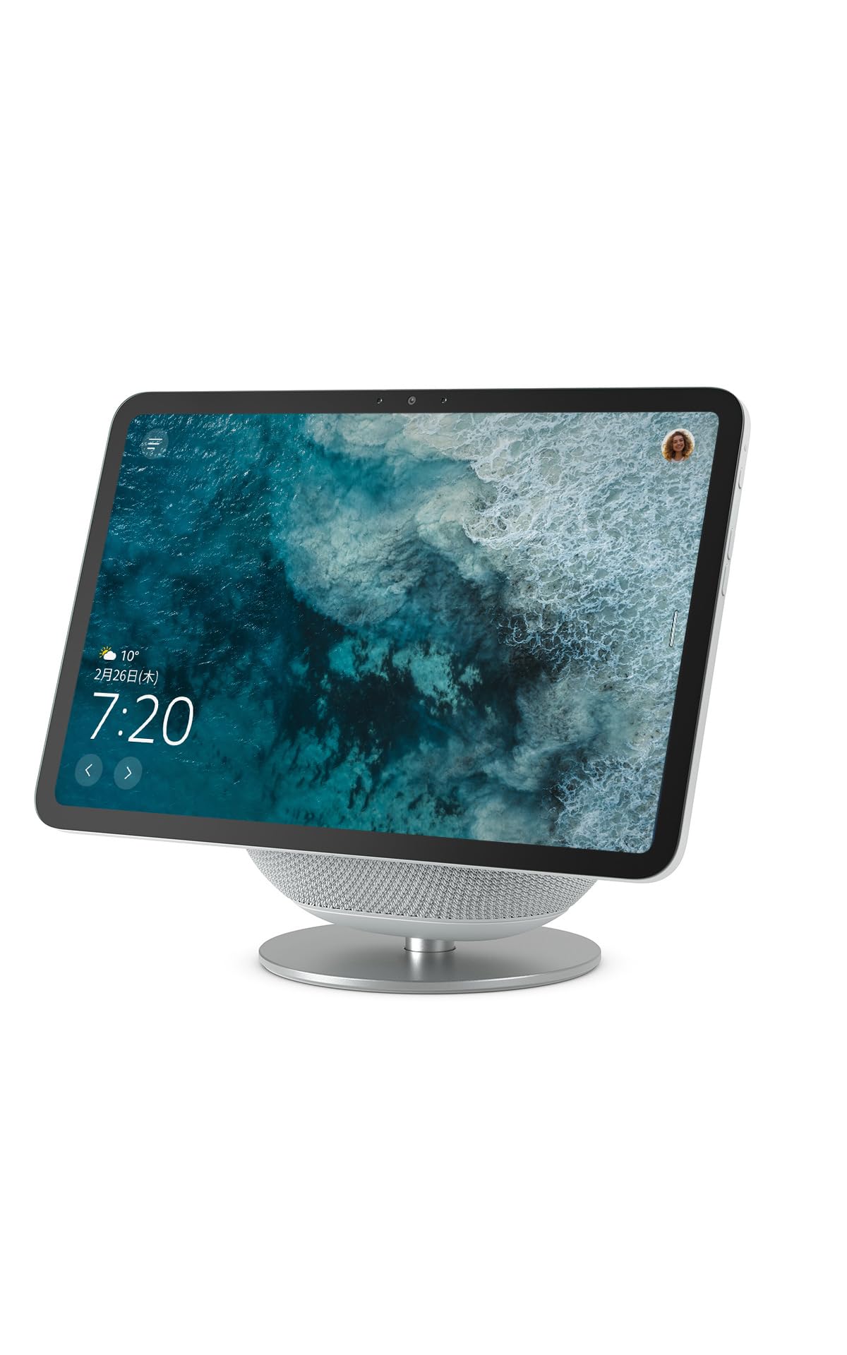 【Amazon Echo Show 8 & 11 (2025年発売) 用】角度調節スタンド(グレーシャーホワイト)