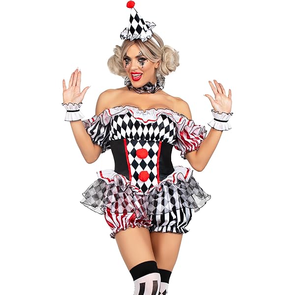 Naughty Jester Costume Womens Small 2-4 Box 9