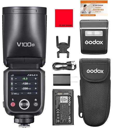 Amazon | 【Godox正規代理店】Godox V100S V100 S ラウンドヘッド