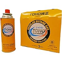 東邦 シャトル カセットボンベ48本（3本セット☓16）セット