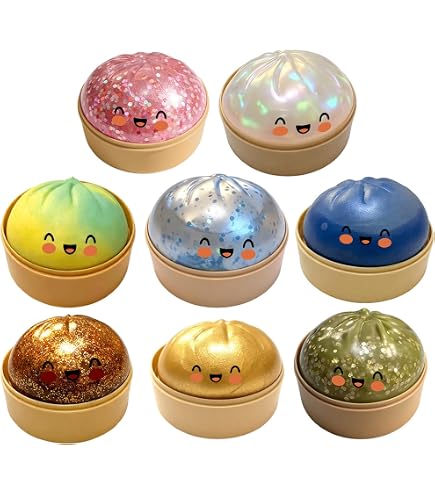 Amazon.co.jp: 2026 グリッター餃子スクイーズ - ランダムグリッター